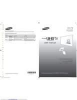Samsung UN55HU7200FXZA TV Operating Manual